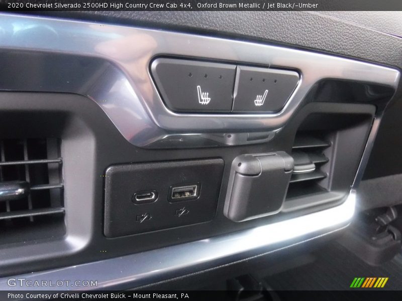 Oxford Brown Metallic / Jet Black/­Umber 2020 Chevrolet Silverado 2500HD High Country Crew Cab 4x4
