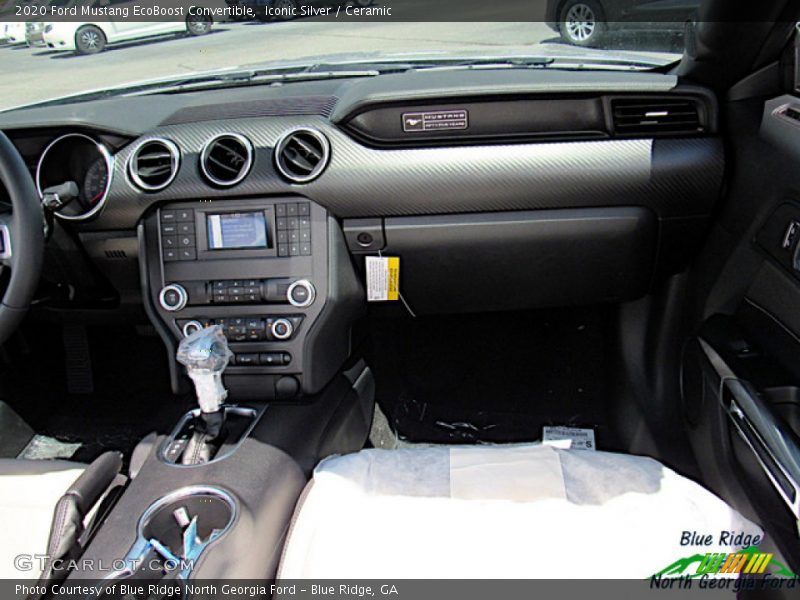 Iconic Silver / Ceramic 2020 Ford Mustang EcoBoost Convertible