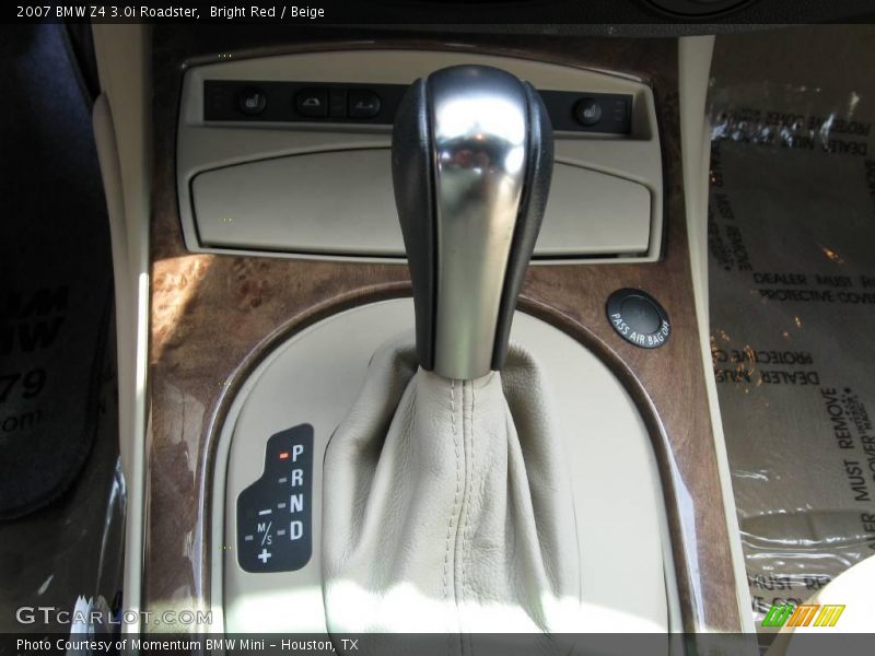 Bright Red / Beige 2007 BMW Z4 3.0i Roadster