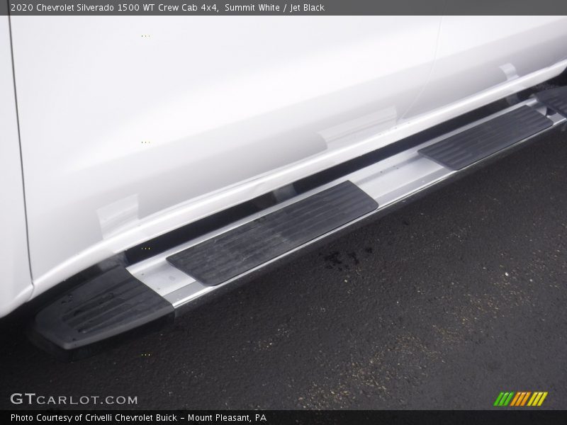 Summit White / Jet Black 2020 Chevrolet Silverado 1500 WT Crew Cab 4x4