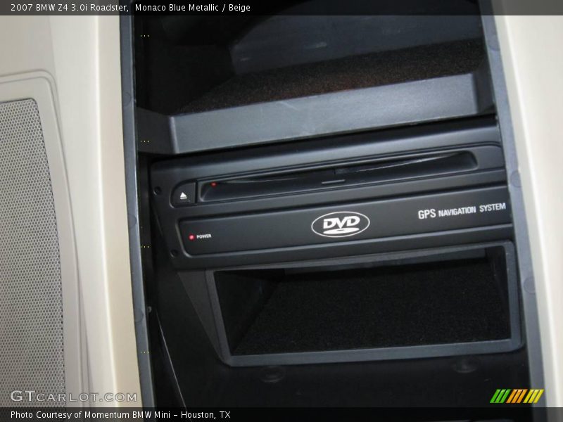 Monaco Blue Metallic / Beige 2007 BMW Z4 3.0i Roadster