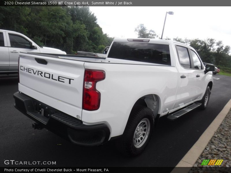 Summit White / Jet Black 2020 Chevrolet Silverado 1500 WT Crew Cab 4x4