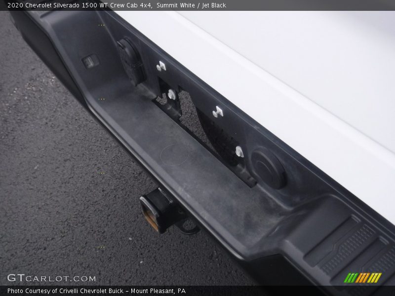 Summit White / Jet Black 2020 Chevrolet Silverado 1500 WT Crew Cab 4x4
