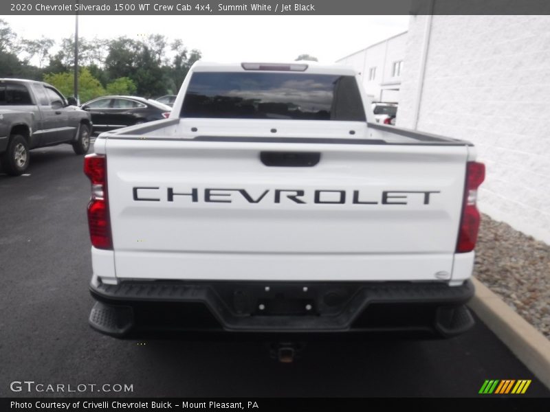 Summit White / Jet Black 2020 Chevrolet Silverado 1500 WT Crew Cab 4x4