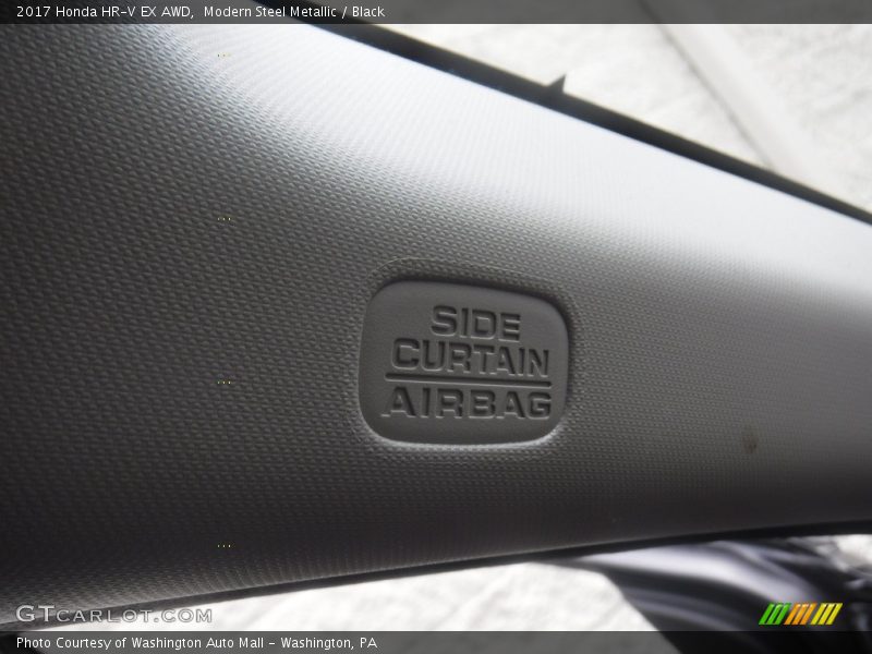 Modern Steel Metallic / Black 2017 Honda HR-V EX AWD