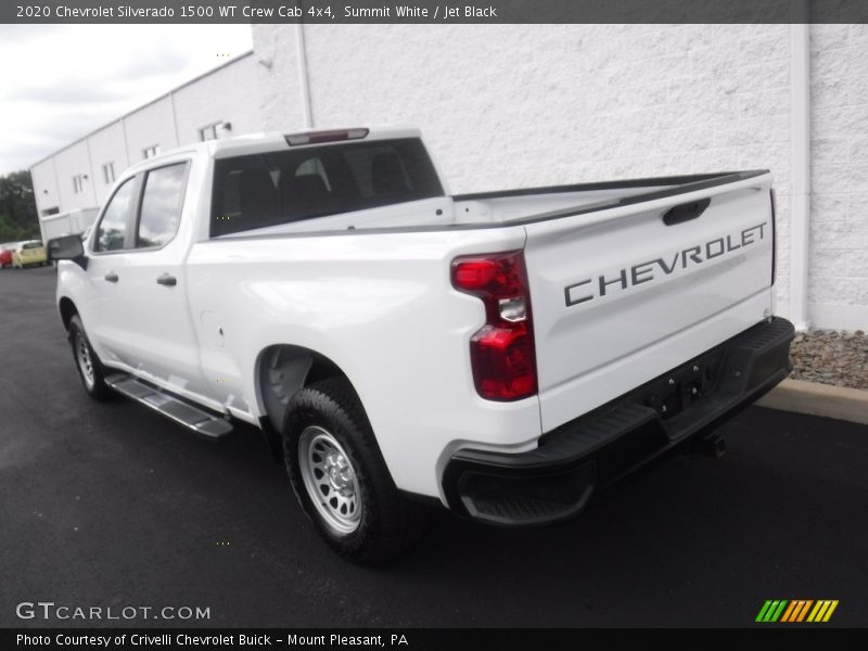 Summit White / Jet Black 2020 Chevrolet Silverado 1500 WT Crew Cab 4x4