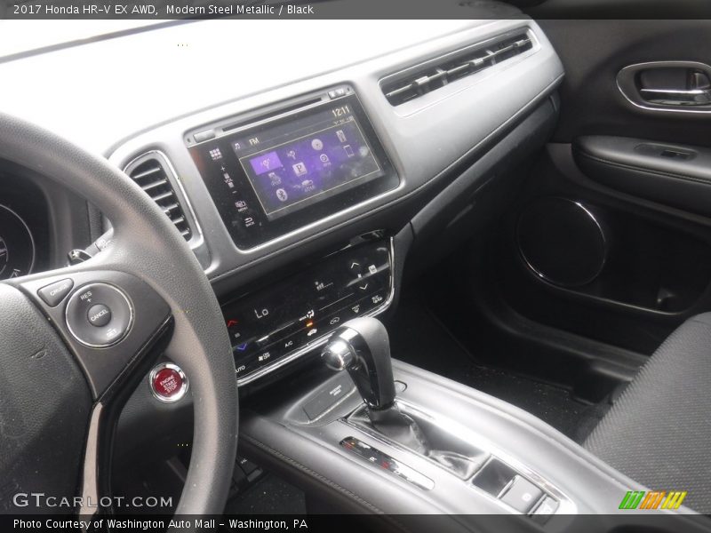 Modern Steel Metallic / Black 2017 Honda HR-V EX AWD