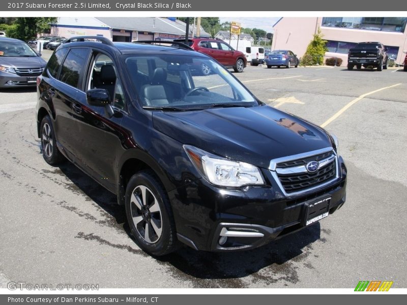 Crystal Black Silica / Black 2017 Subaru Forester 2.5i Limited
