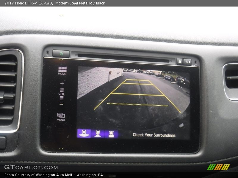 Modern Steel Metallic / Black 2017 Honda HR-V EX AWD