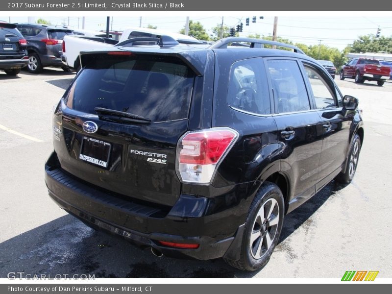 Crystal Black Silica / Black 2017 Subaru Forester 2.5i Limited