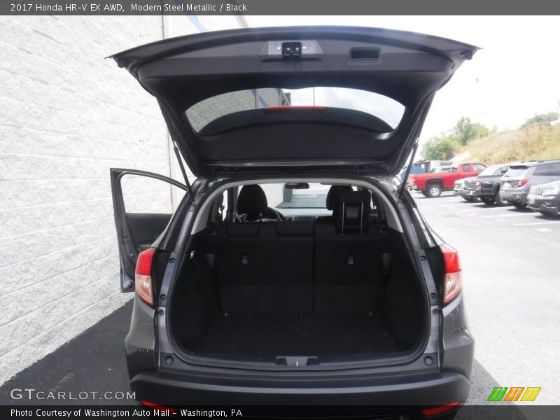 Modern Steel Metallic / Black 2017 Honda HR-V EX AWD