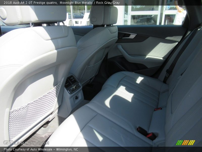Moonlight Blue Metallic / Rock Gray/Gray 2018 Audi A4 2.0T Prestige quattro