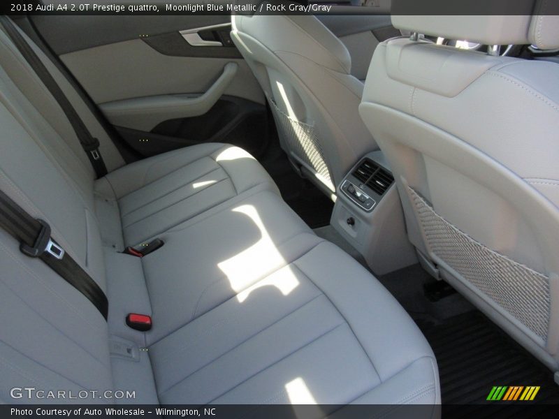Moonlight Blue Metallic / Rock Gray/Gray 2018 Audi A4 2.0T Prestige quattro