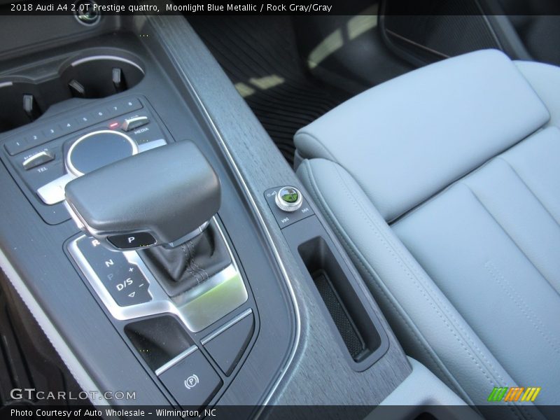 Moonlight Blue Metallic / Rock Gray/Gray 2018 Audi A4 2.0T Prestige quattro