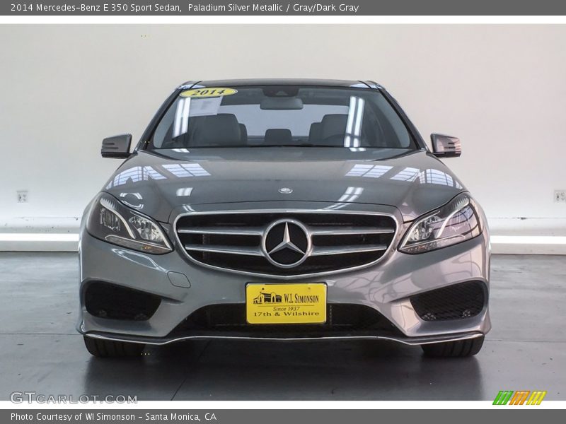 Paladium Silver Metallic / Gray/Dark Gray 2014 Mercedes-Benz E 350 Sport Sedan