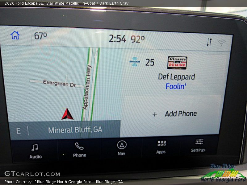 Star White Metallic Tri-Coat / Dark Earth Gray 2020 Ford Escape SE