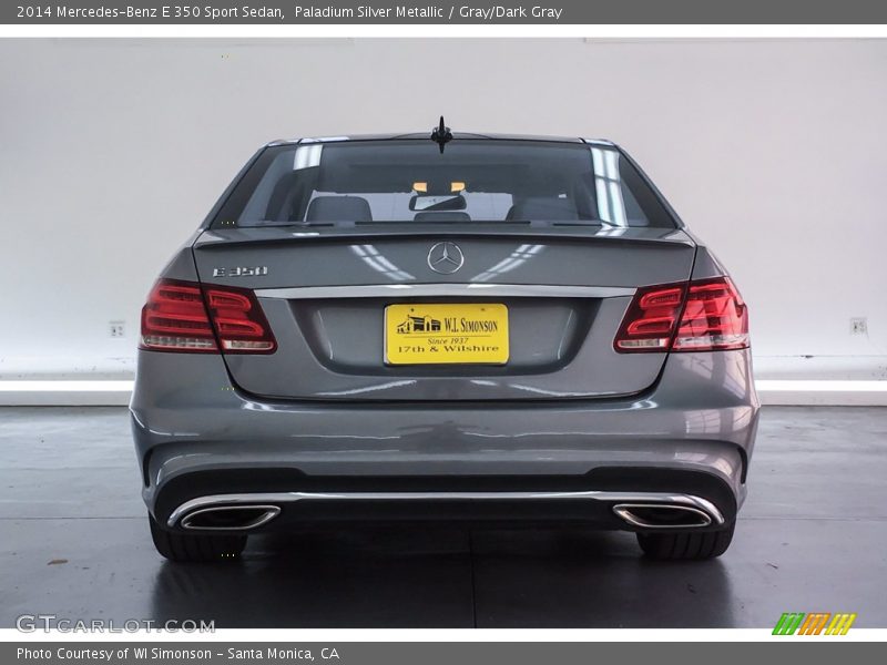 Paladium Silver Metallic / Gray/Dark Gray 2014 Mercedes-Benz E 350 Sport Sedan