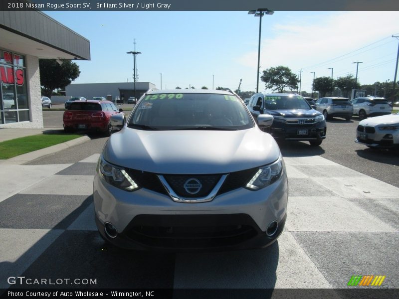 Brilliant Silver / Light Gray 2018 Nissan Rogue Sport SV