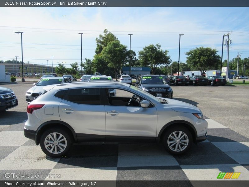 Brilliant Silver / Light Gray 2018 Nissan Rogue Sport SV