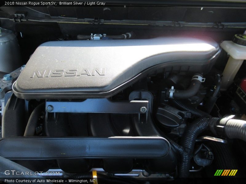 Brilliant Silver / Light Gray 2018 Nissan Rogue Sport SV
