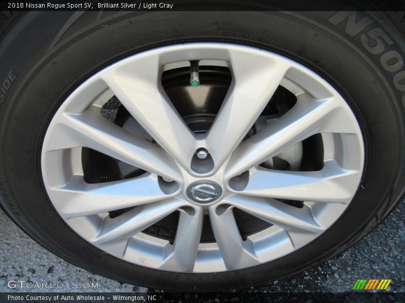 Brilliant Silver / Light Gray 2018 Nissan Rogue Sport SV