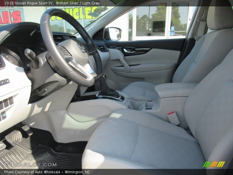 Brilliant Silver / Light Gray 2018 Nissan Rogue Sport SV