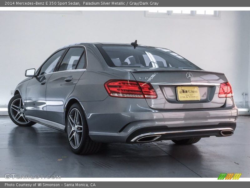 Paladium Silver Metallic / Gray/Dark Gray 2014 Mercedes-Benz E 350 Sport Sedan