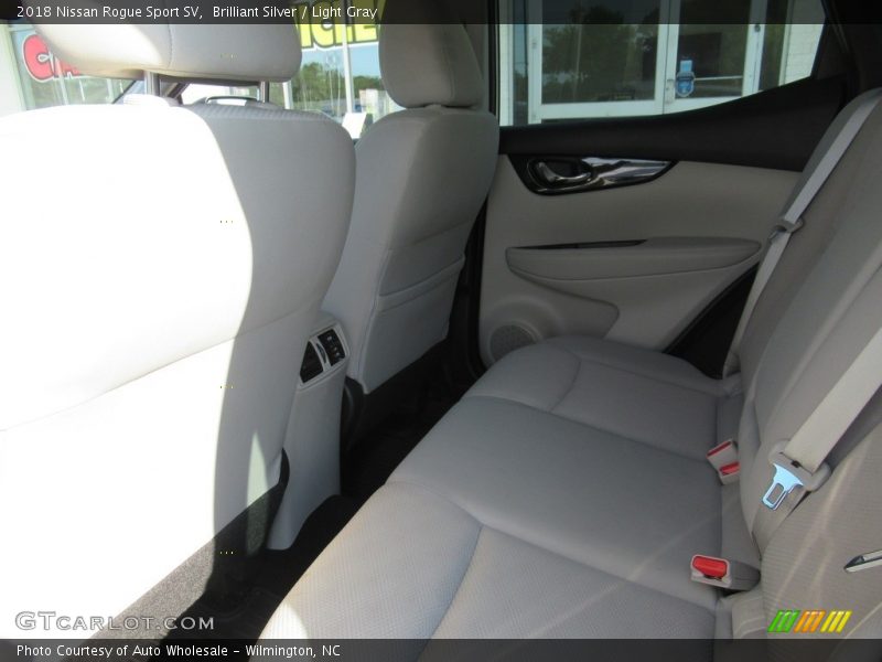 Brilliant Silver / Light Gray 2018 Nissan Rogue Sport SV