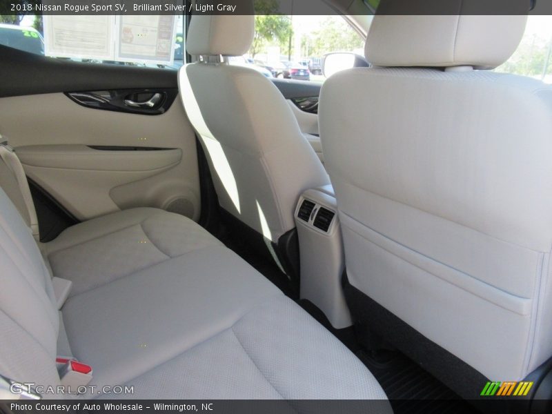 Brilliant Silver / Light Gray 2018 Nissan Rogue Sport SV