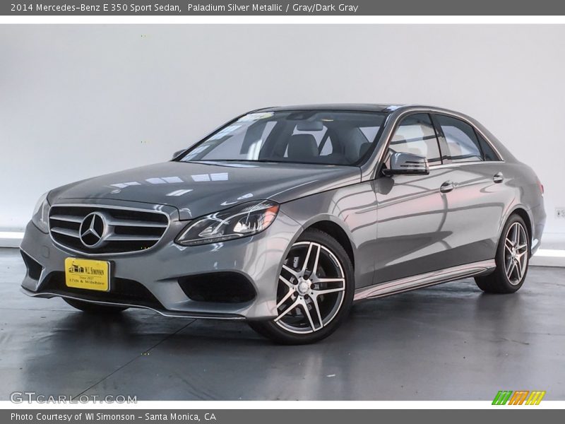 Paladium Silver Metallic / Gray/Dark Gray 2014 Mercedes-Benz E 350 Sport Sedan