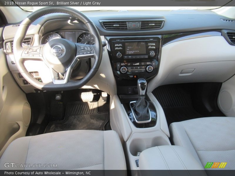 Brilliant Silver / Light Gray 2018 Nissan Rogue Sport SV