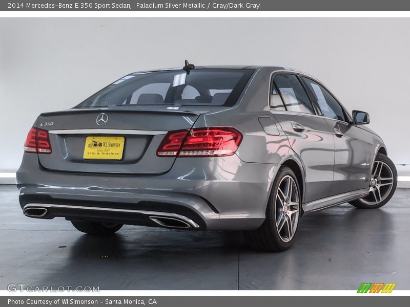 Paladium Silver Metallic / Gray/Dark Gray 2014 Mercedes-Benz E 350 Sport Sedan