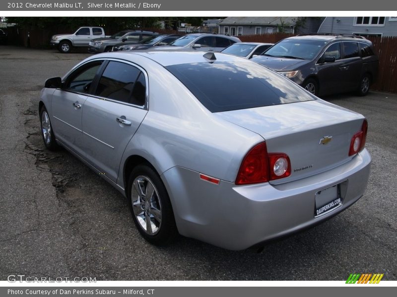 Silver Ice Metallic / Ebony 2012 Chevrolet Malibu LT