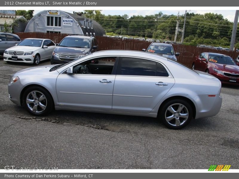 Silver Ice Metallic / Ebony 2012 Chevrolet Malibu LT