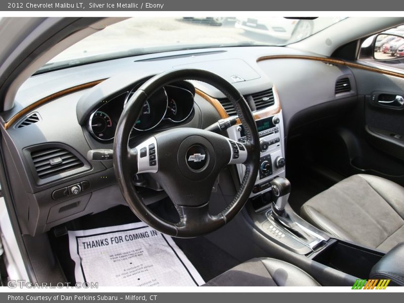 Silver Ice Metallic / Ebony 2012 Chevrolet Malibu LT