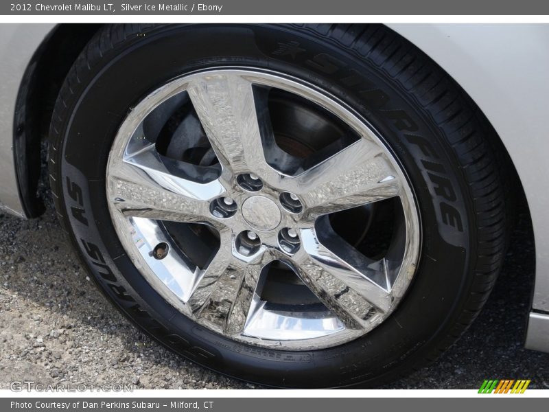 Silver Ice Metallic / Ebony 2012 Chevrolet Malibu LT