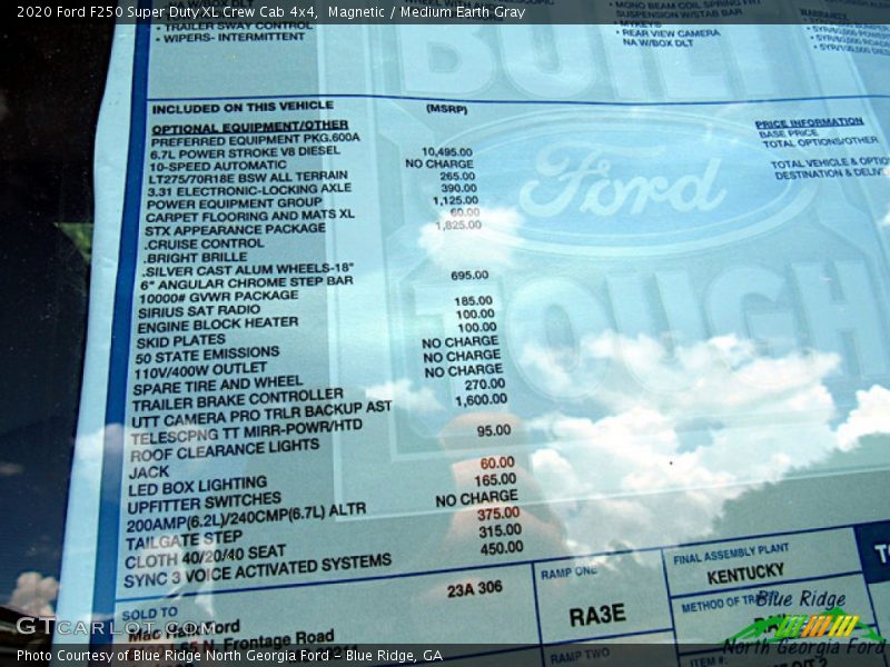 Magnetic / Medium Earth Gray 2020 Ford F250 Super Duty XL Crew Cab 4x4