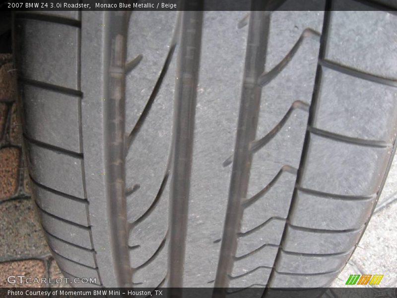 Monaco Blue Metallic / Beige 2007 BMW Z4 3.0i Roadster