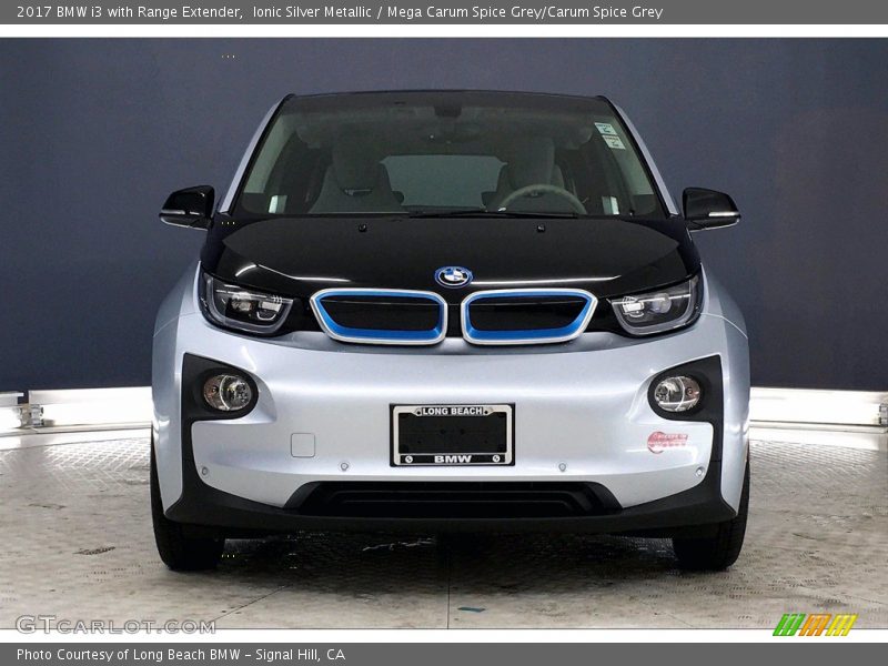 Ionic Silver Metallic / Mega Carum Spice Grey/Carum Spice Grey 2017 BMW i3 with Range Extender