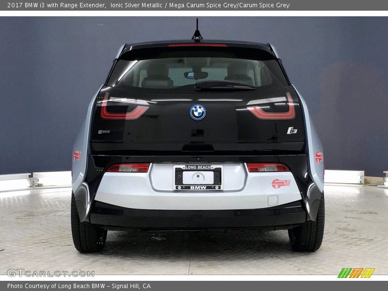 Ionic Silver Metallic / Mega Carum Spice Grey/Carum Spice Grey 2017 BMW i3 with Range Extender