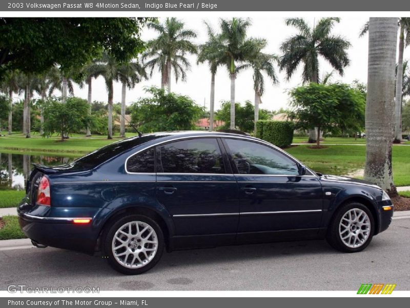 Indigo Blue Pearl / Beige 2003 Volkswagen Passat W8 4Motion Sedan