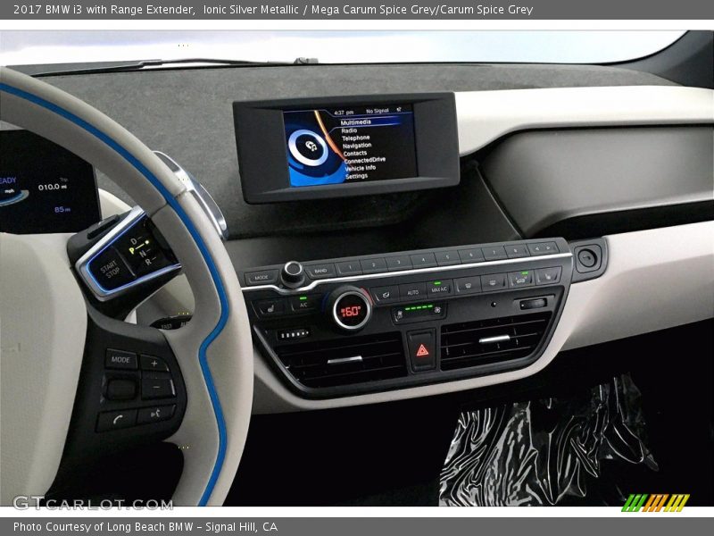 Ionic Silver Metallic / Mega Carum Spice Grey/Carum Spice Grey 2017 BMW i3 with Range Extender