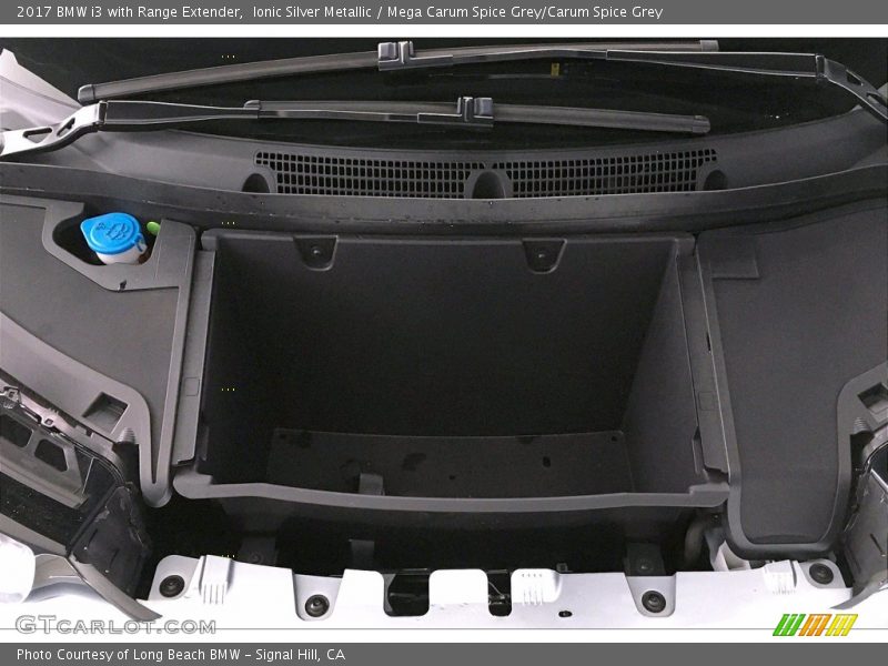Ionic Silver Metallic / Mega Carum Spice Grey/Carum Spice Grey 2017 BMW i3 with Range Extender
