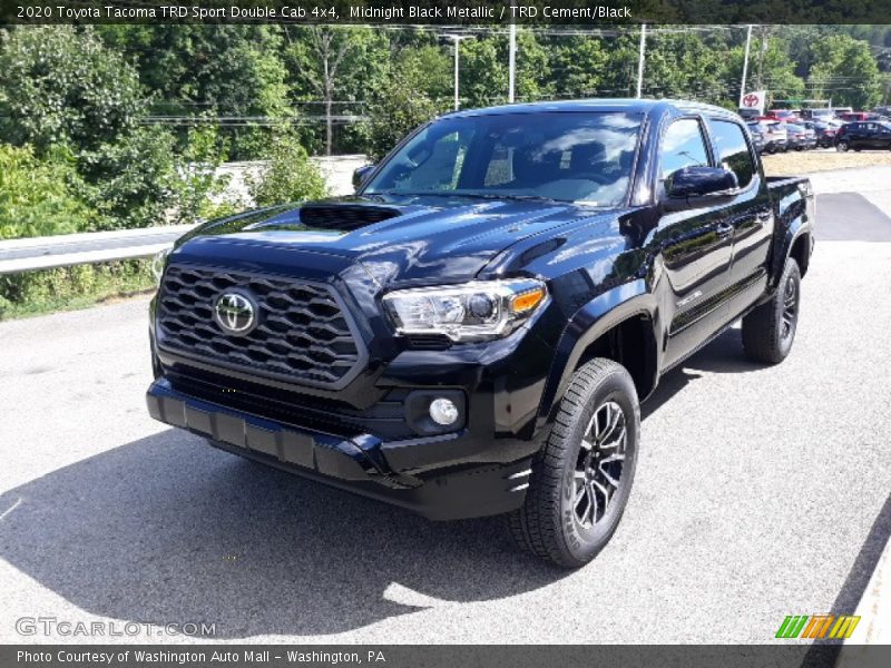 Midnight Black Metallic / TRD Cement/Black 2020 Toyota Tacoma TRD Sport Double Cab 4x4