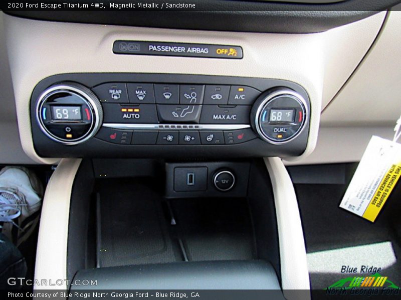 Magnetic Metallic / Sandstone 2020 Ford Escape Titanium 4WD