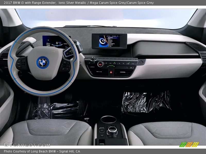 Ionic Silver Metallic / Mega Carum Spice Grey/Carum Spice Grey 2017 BMW i3 with Range Extender