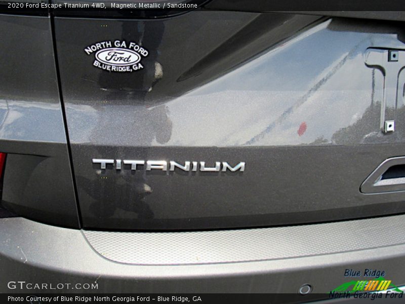 Magnetic Metallic / Sandstone 2020 Ford Escape Titanium 4WD