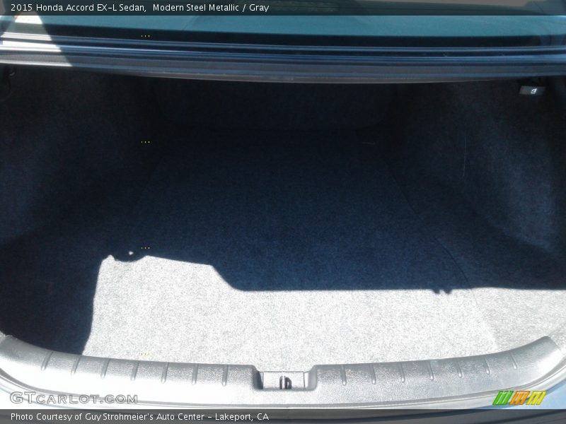 Modern Steel Metallic / Gray 2015 Honda Accord EX-L Sedan