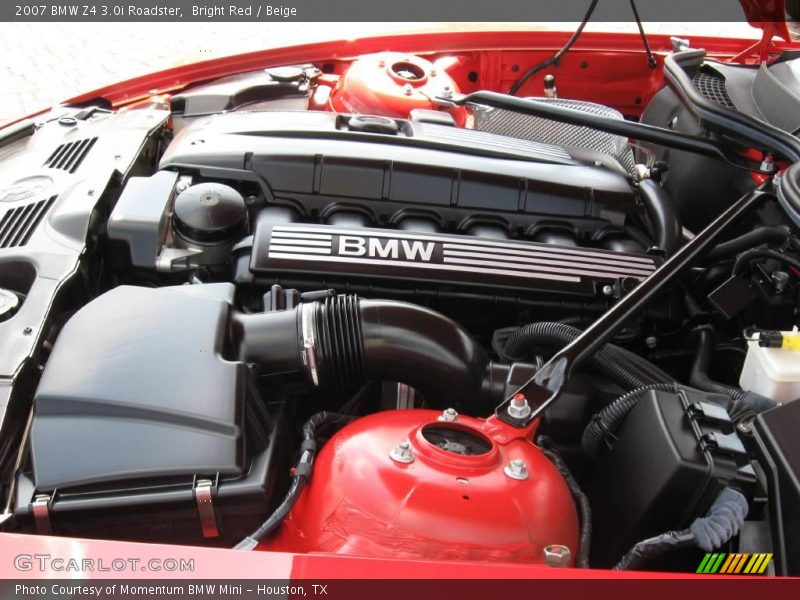 Bright Red / Beige 2007 BMW Z4 3.0i Roadster