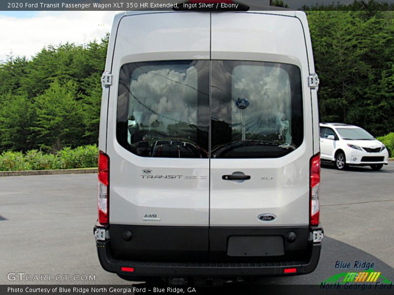 Ingot Silver / Ebony 2020 Ford Transit Passenger Wagon XLT 350 HR Extended